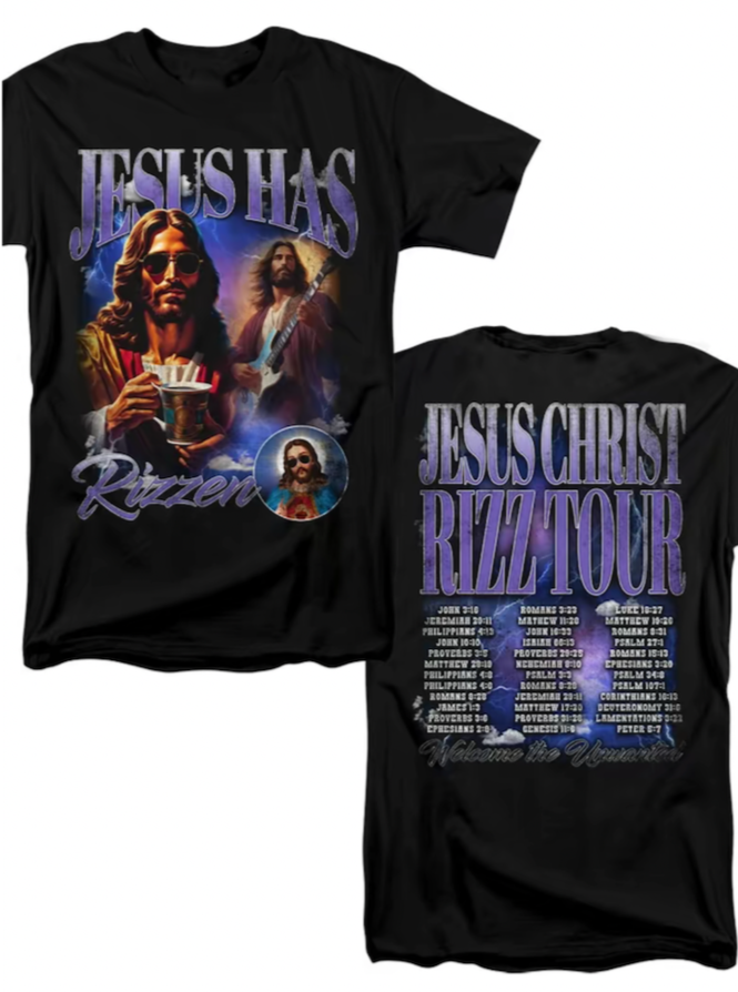 Jesus Has Rizzen T-Shirt (Limited Edition)