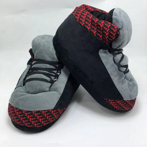 Red & Grey Dior Inspired Novelty Sneaker Slippers